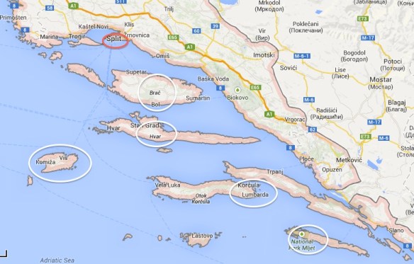 Croisière croatie 2014