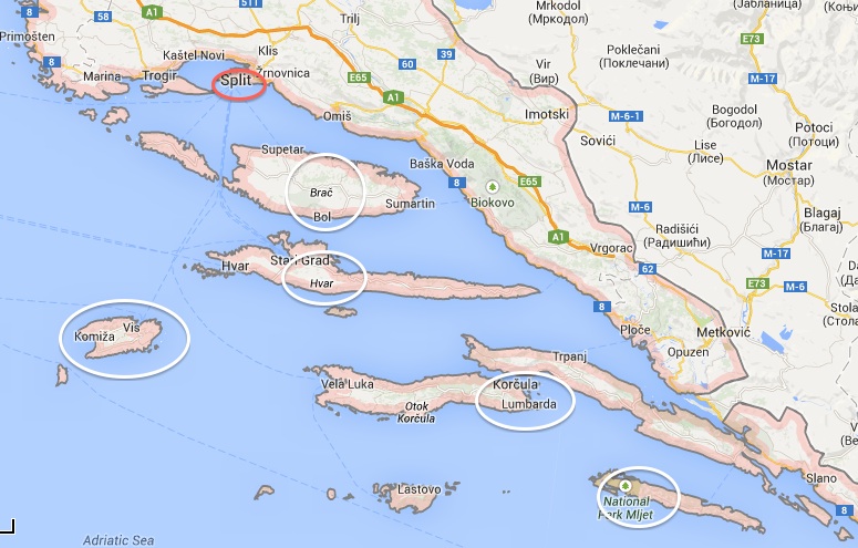 Croisière croatie 2014