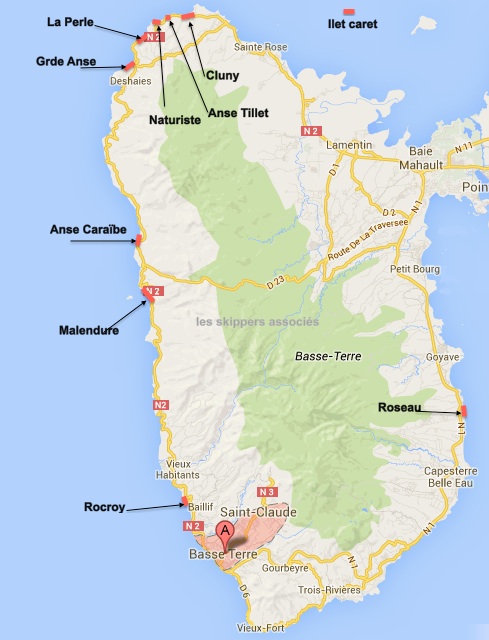 plages basse terre guadeloupe