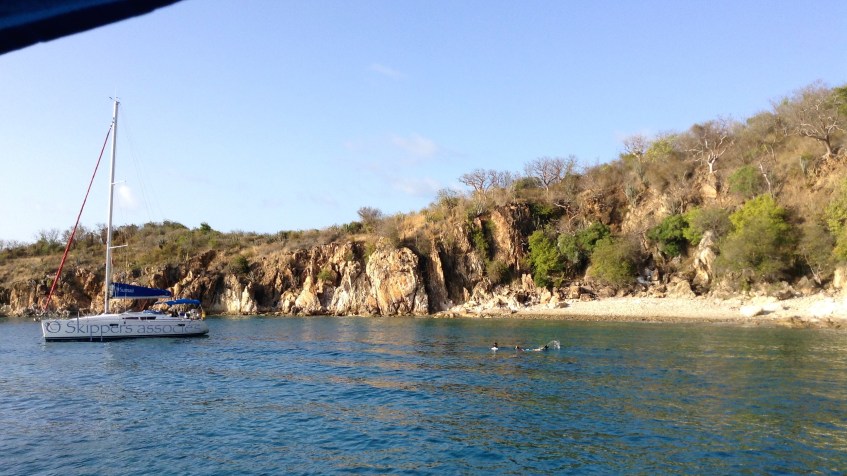 Mouillage à Norman Island