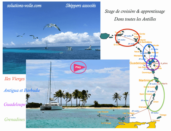 Stage de croisière Antilles 2016-2017 solesskip