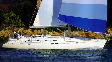 Oceanis 461 sous voile