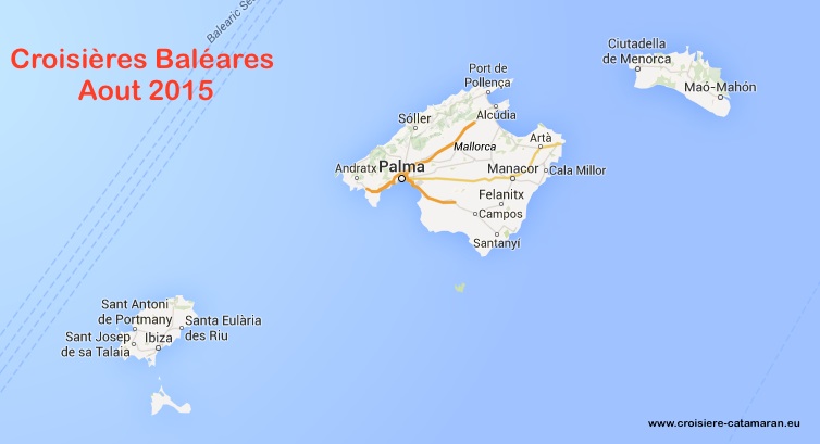 Croisiere aux baleares avec skipper